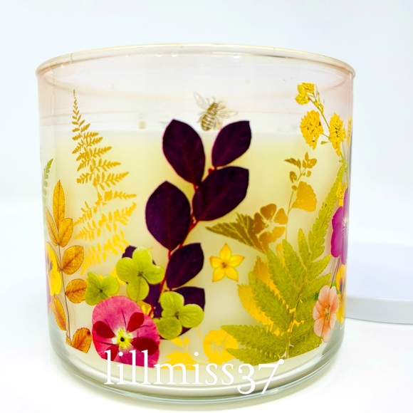 HONEY WILDFLOWER BRAND NEW BATH AND BODY WORKS 3 WICK CANDLE - Picture 8 of 8